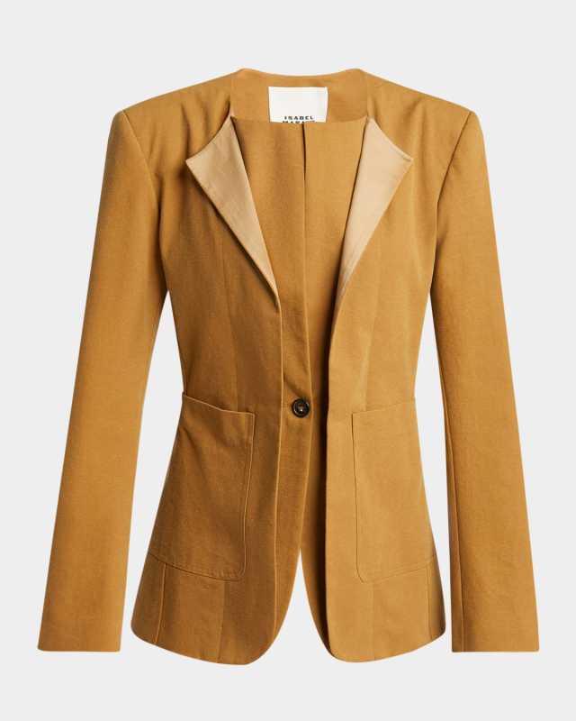 Francia Layered Single-Breasted Jacket